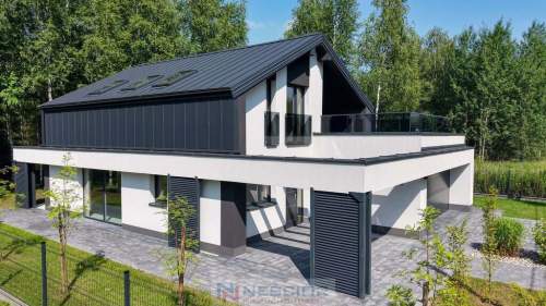 Wyjątkowy dom, nowoczesny projekt 175m2