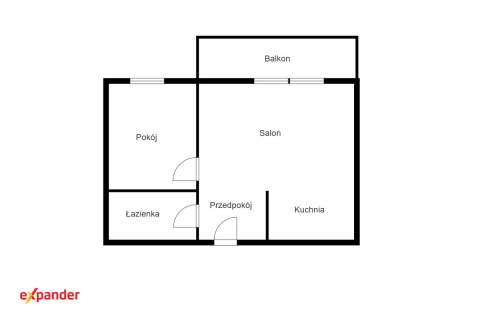 Nowa Zamiejska/2 pokoje /47m /balkon 10m /0% Prowizji