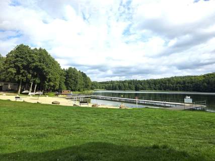 Działka 400 m od jeziora - plaży, przystani