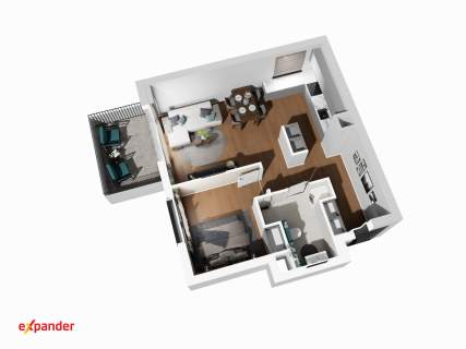Przestronne 2 pokoje 50 m balkon I piętro gotowe do odbioru