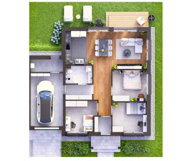 Dom w zabudowie bliźniaczej 100 m2 600 m2 działka