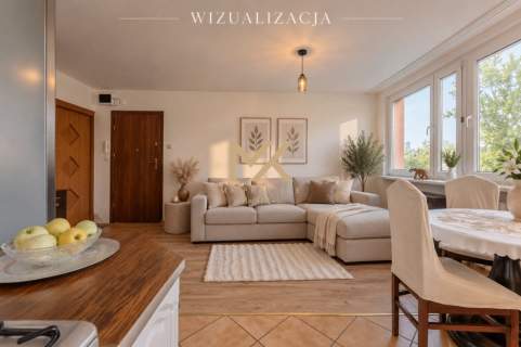 3 Pokoje/55m2/Media Miejskie/Piwnica/15 min od UE 