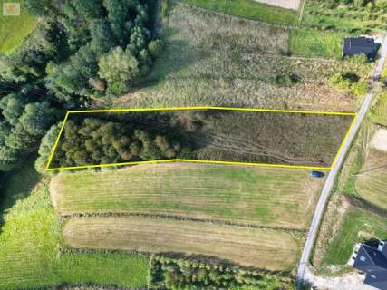 Działka z częścią budowlaną Tenczyn 3503 m2 gm. Lubień