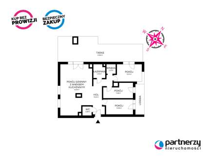 Apartament 108 m 48 m taras Widok na Gdańsk