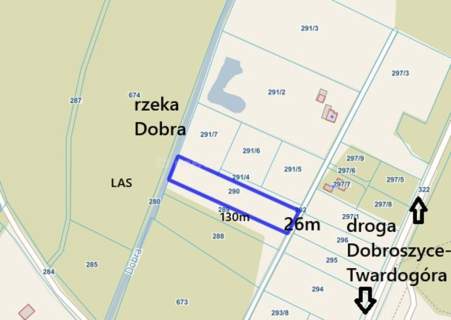 Urocza działka przy lesie Kol. Strzelce Dobroszyce