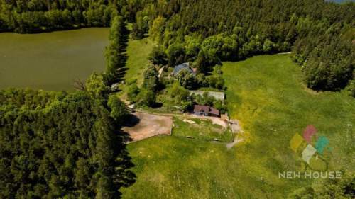 Stajnia, dom 3,5ha duża działka, linia brzegowa