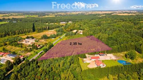 Działka inwestycyjna 2,34 ha przy DK51