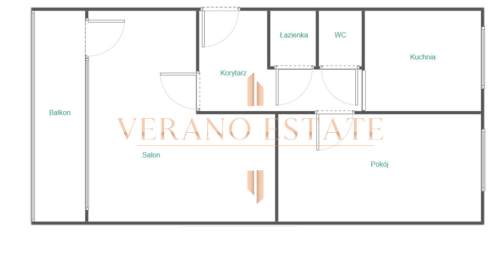Mieszkanie z potencjałem Duży balkon 48m2