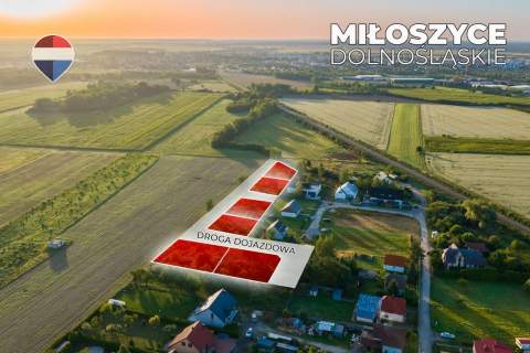 Na sprzedaż działki budowlane z MPZP, 13 km od Wrocławia