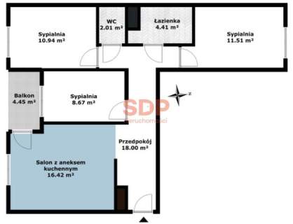 Nowe mieszkanie 4-pokojowe Balkon Spokojna okolica Zabrodzie