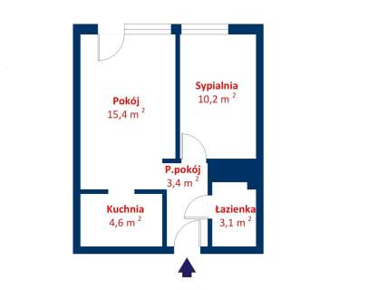 2 pokoje z balkonem Głogowska winda 7 piętro