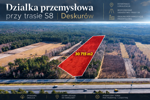 30 715 m przy S8 terenPUhale,magazyny,logistyka
