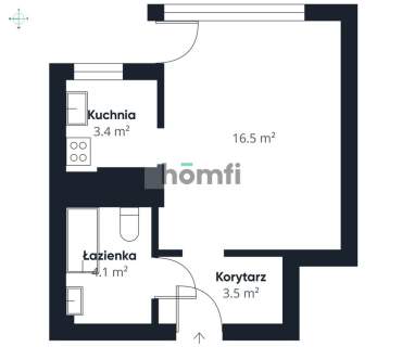 Widokowe mieszkanie 27m2, Krowodrza, ul. Litewska