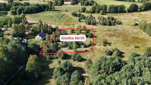 Działka w lesie 3006 m pozwolenie na budowę