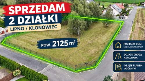 w świetnej lokalizacji pow. 2125m2 wyjątkowo zadbane działki