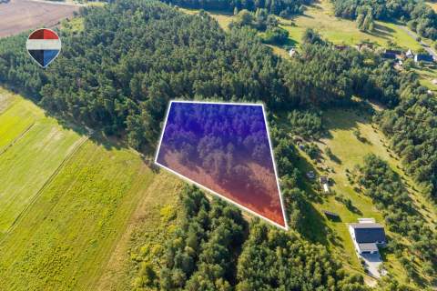Działka leśna pow. 29.600 m , Bukowina Sycowska
