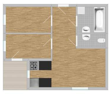 3 pokoje, 54 m2, balkon - Piłsudskiego, Koziegłowy