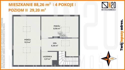  4 POK. MIESZKANIE koło lasu z miejscem postojowym