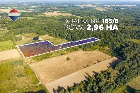 Działka leśna pow. 29.600 m , Bukowina Sycowska