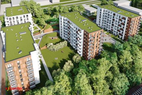 Przestronne mieszkanie 3 pokoje 55 m2 balkon