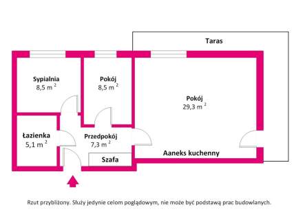 Nowoczesne , umeblowane 3 pokojowe mieszkanie