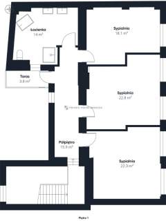 Dwupoziomowy apartament 200 m2 Planty, Kraków