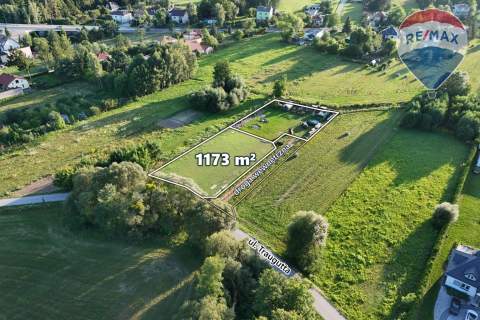 Działka budowlana 1173 m z warunkami zabudowy