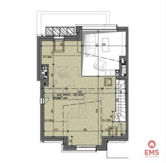 Apartament z antresolą