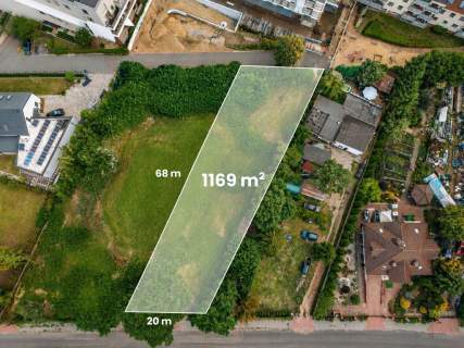 Działka Wrzosy ulica Warzywna 1169 m2