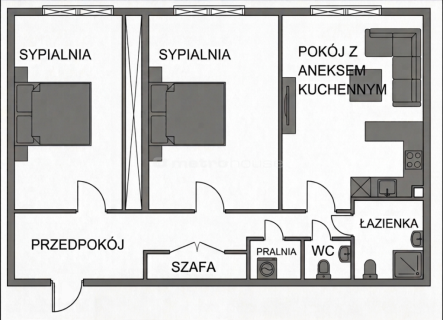 77m Kamienica Centrum, 3 pokoje, parking, studio