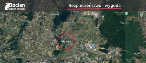 W pełni uzbrojona działka na osiedlu domów