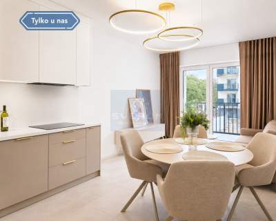 Nowe 3 pokoje/1 piętro/balkon i garaż podziemny