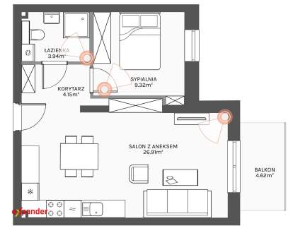 Nowe Mieszkanie pod INWESTYCJE 2 pokoje