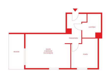 2 pokoje 40,54 m balkon Osiedle Kasztanowe