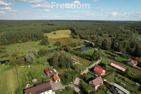 Działka z linią brzegową rzeki 3756 m Prostki