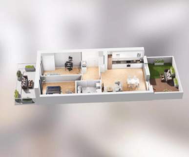 OSTATNIE MIESZKANIA NAD ZALEWEM W SIEDLCACH -68,64 m2 Z DWOMA...