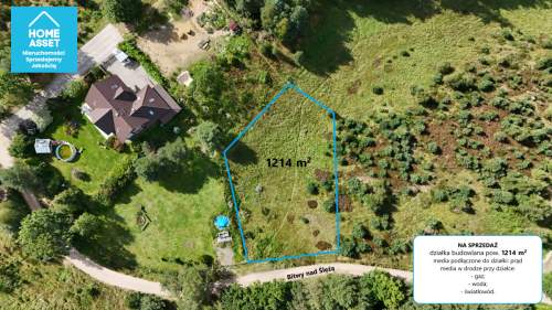 Działka budowlana 1214 m , Koleczkowo, Las i rzeka