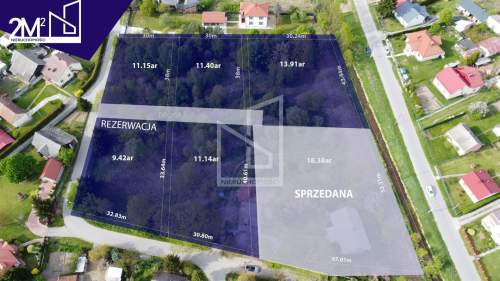 Działki na sprzedaż od 9 do 18 ar Nisko