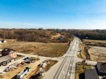 Działka usługowa z WZ przy DK 87 2 km od S7