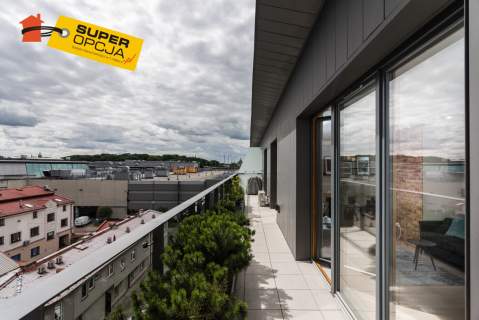 Apartament blisko Bulwarów Wiślanych z tarasami