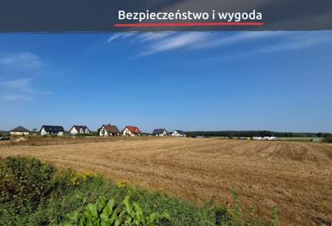 W pełni uzbrojona działka na osiedlu domów