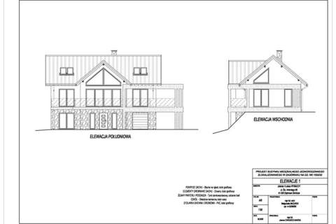 Zagórnik Dom 3-piętrowy Projekt Pozwolenie
