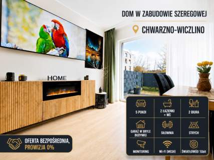 7 pokoi, 2 łazienki wc, garaż, ogródek, 3 piętra
