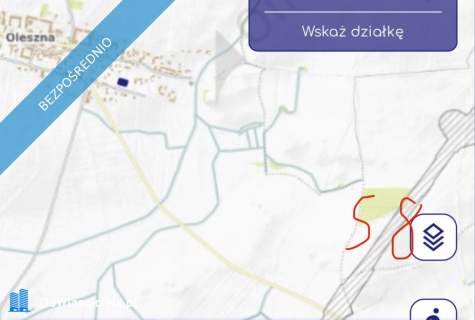 Działka z widokiem na Ślężę blisko S8