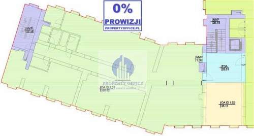 Śródmieście biuro 424,45m2 do wynajęcia