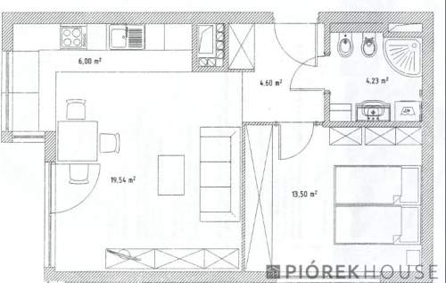 2-pokojowe mieszkanie w Markach