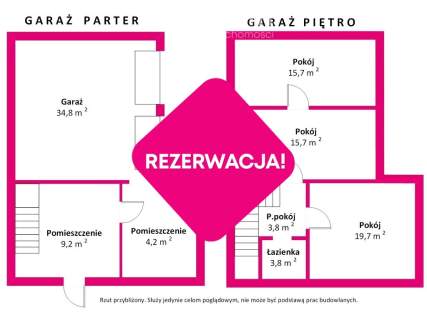 Dom do zamieszkania i garaż murowany przy Kołbieli