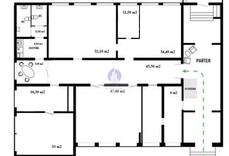 Śródmieście lokal biurowo-usługowy 297m2 do wynajęcia