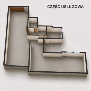 Dom z częścią usługową 260 m pod jednym dachem