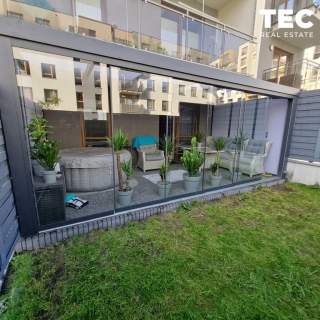 Apartament 43 m z ogrodem 18 m Garaż w cenie